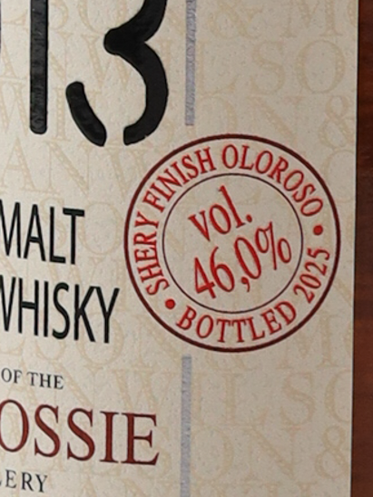 Wilson & Morgan Glenlossie 2013/2025 46%