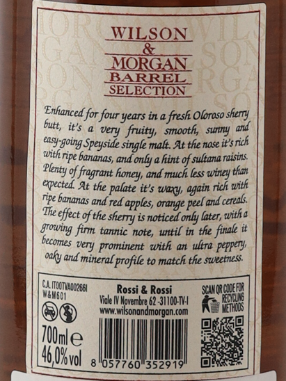 Wilson & Morgan Glenlossie 2013/2025 46%