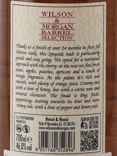 Wilson & Morgan Dailuaine 2015/2025 46%