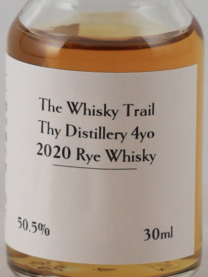 The Whisky Trail Thy Distillery 4 Year Old 2020 Rye 50.5% 30ml