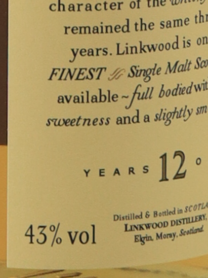 Linkwood 12 Years 2025 Release Lot 5204