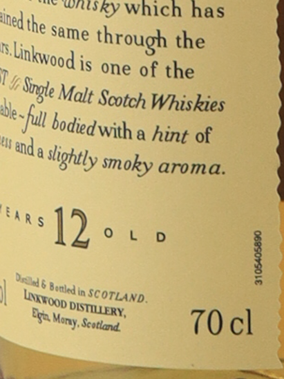Linkwood 12 Years 2025 Release Lot 5204