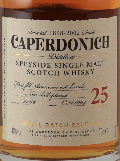 Caperdonich 25 Years Batch 4 [Authorized Import]