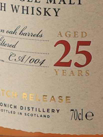 Caperdonich 25 Years Batch 4 [Authorized Import]