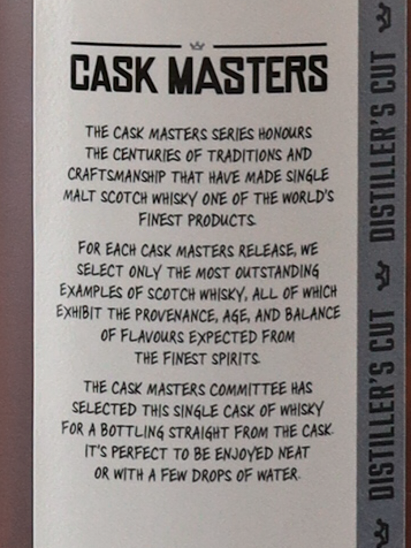 Cask Masters Caol ila 14 Years Old 2010 56.7%