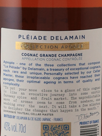 Delamain Pleiade Apogee Ancestral 43.5% 700ml