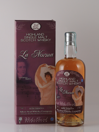 Silver Seal Glen Garioch 25 years 1990 52.1% (defective label)
