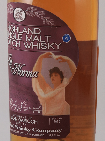 Silver Seal Glen Garioch 25 years 1990 52.1% (defective label)