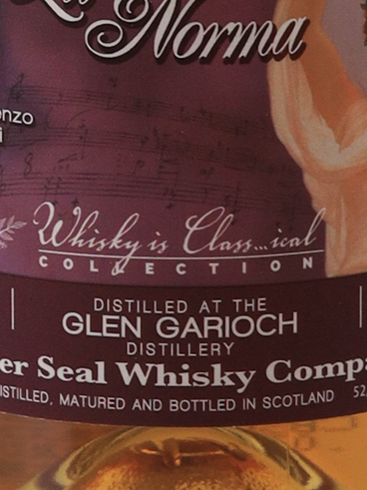 Silver Seal Glen Garioch 25 years 1990 52.1% (defective label)