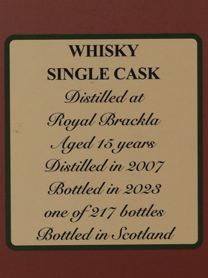 Silver Seal Royal Brackla 15 Years 2007 59.3%