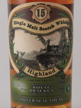 Load image into Gallery viewer, Silver Seal Royal Brackla 15 Years 2007 59.3%