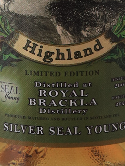 Silver Seal Royal Brackla 15 Years 2007 59.3%