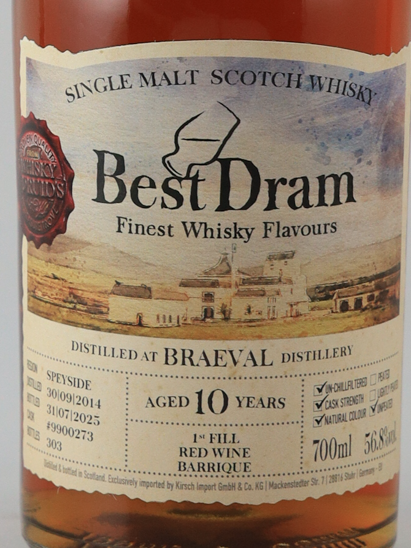 Best Drum Braval 10 Years 2014 56.8%