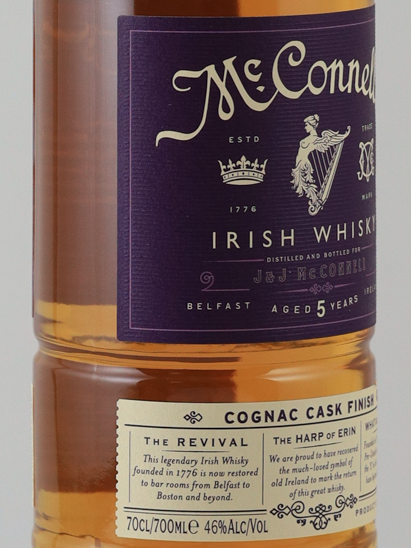 McConnell's Aged 5years Cognac Cask Finish