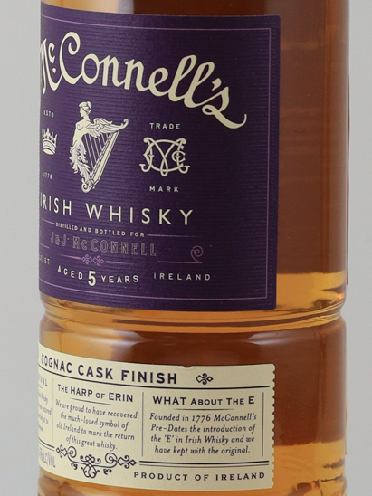 McConnell's Aged 5years Cognac Cask Finish