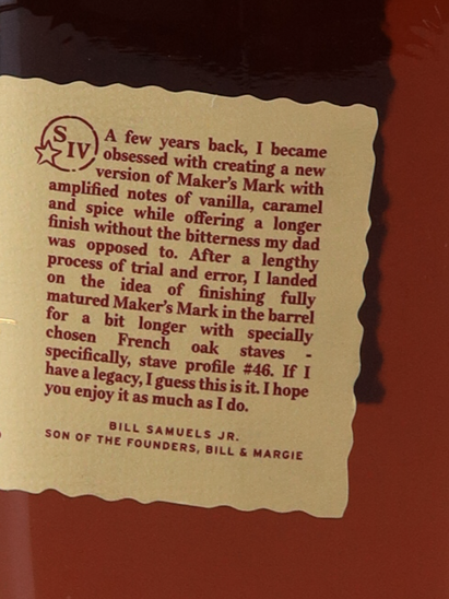 Maker's Mark 46 1L Old Label [Parallel Import]