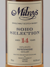 Load image into Gallery viewer, Milroy's Soho Selection Speyside 14 Years 2010 51.5%