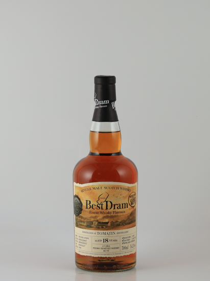 Best drum Tomatin 18 years 2007 54.2%
