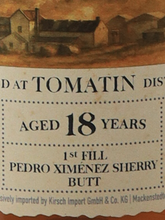 Load image into Gallery viewer, Best drum Tomatin 18 years 2007 54.2%