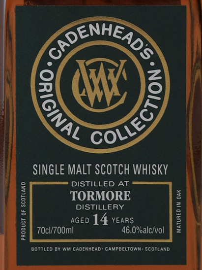 CADENHEAD'S Original Collection Tormore 14 Years 46%