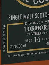 Load image into Gallery viewer, CADENHEAD'S Original Collection Tormore 14 Years 46%