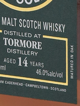Load image into Gallery viewer, CADENHEAD'S Original Collection Tormore 14 Years 46%