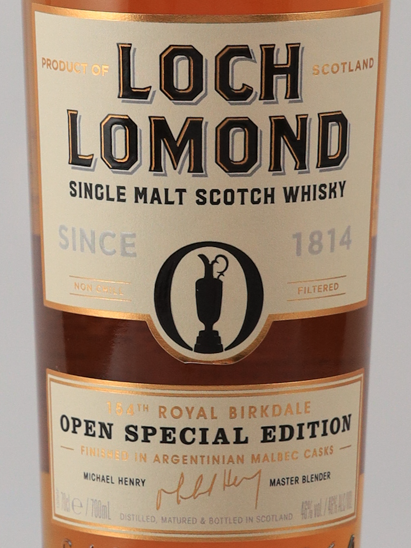 Loch Lomond British Open 154th Argentine Malbec Cask with Glass