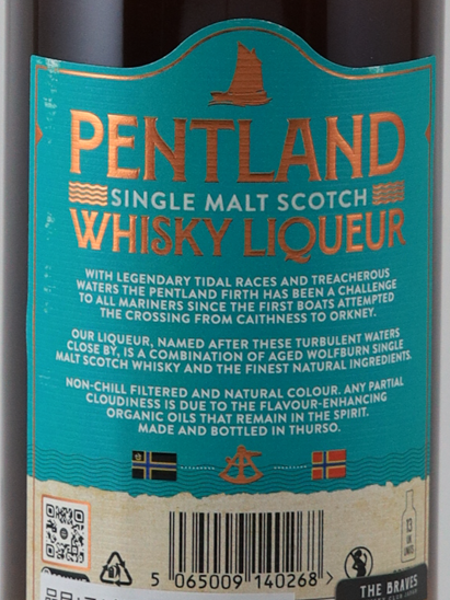 Wolfburn Pentland Liqueur 500ml — Single Malt