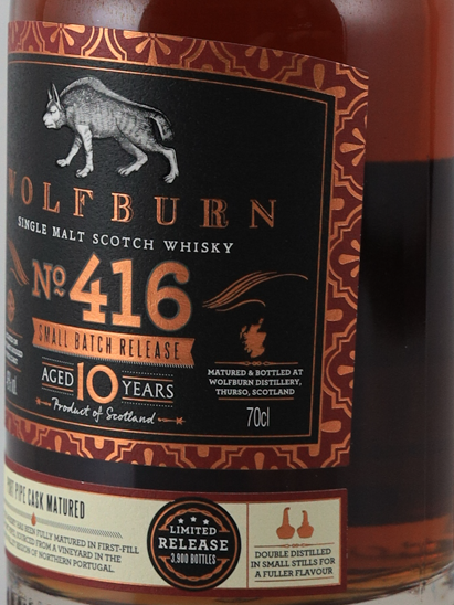 Wolfburn Batch 416 10 years