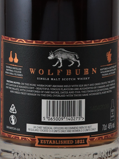 Wolfburn Batch 416 10 years
