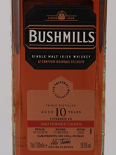 Load image into Gallery viewer, Bushmills 10 Year Old Sauternes Cask