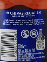 Load image into Gallery viewer, Chivas Regal 18 Years 750ml [Parallel Import] No Box