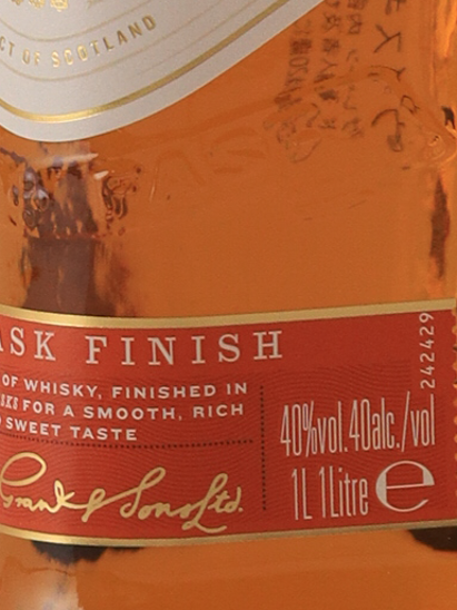 Grant's Rum Cask Finish 1L