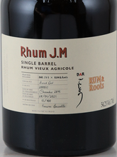 Load image into Gallery viewer, RUM JM SINGLE CASK 2015 #200073 FOR RUM&amp;Roots × BAR Goto 54.2%