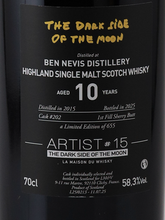 Load image into Gallery viewer, LMDW Artist Ben Nevis 10 years 2015 58.3%