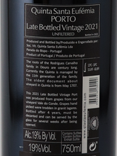 Load image into Gallery viewer, Quinta Santa Eufemia Late Bottled 2021