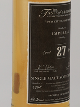 Load image into Gallery viewer, Imperial 27 Years Old 1998 Bar Parkmore x Casky 48.2%