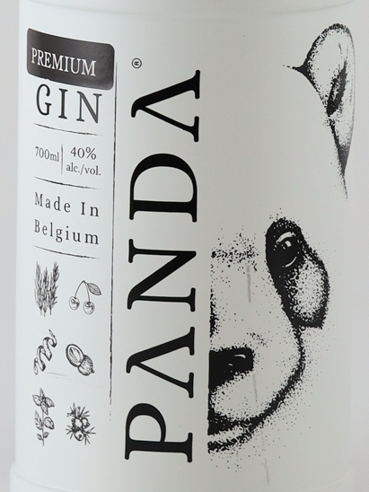 Panda Organic Gin 700ml (bottle dirty)