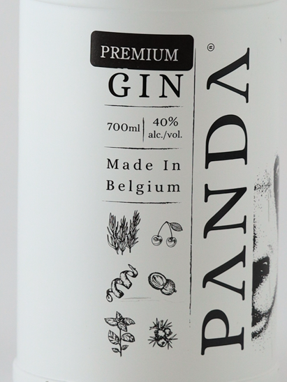 Panda Organic Gin 700ml (bottle dirty)