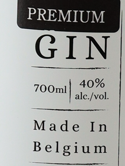 Panda Organic Gin 700ml (bottle dirty)