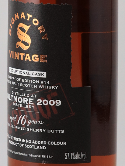 Signatory Aultmore 16 Years 2009 57.1%