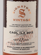 Load image into Gallery viewer, Signatory Caol ila 12 Years 2013 57.1%