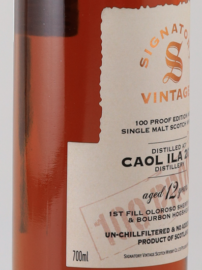 Signatory Caol ila 12 Years 2013 57.1%
