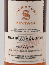 Load image into Gallery viewer, Signatory Blair Athol 11 Year Old 2014 57.1%