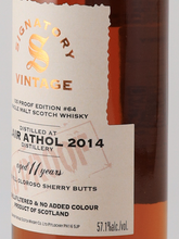 Load image into Gallery viewer, Signatory Blair Athol 11 Year Old 2014 57.1%