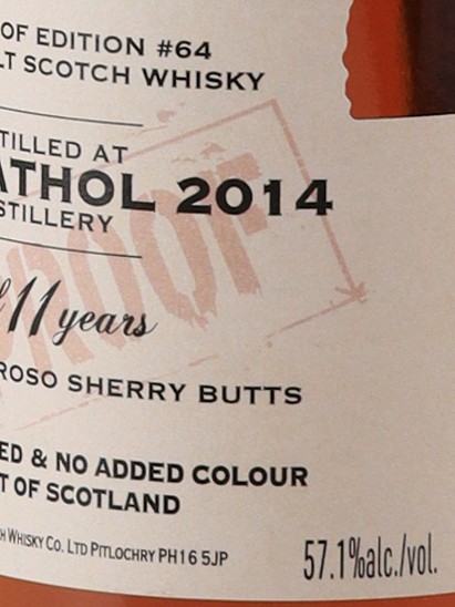 Signatory Blair Athol 11 Year Old 2014 57.1%