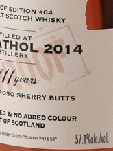 Load image into Gallery viewer, Signatory Blair Athol 11 Year Old 2014 57.1%