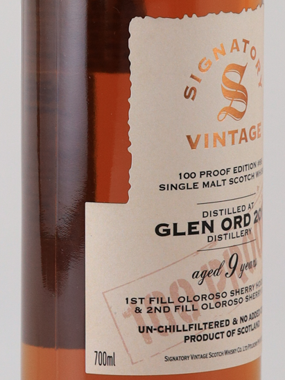 Signatory Glen Ord 9 Years Old 2016 57.1%
