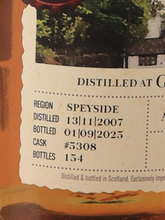 Load image into Gallery viewer, Best drum Glen Moray 17 years 2007 56.2%