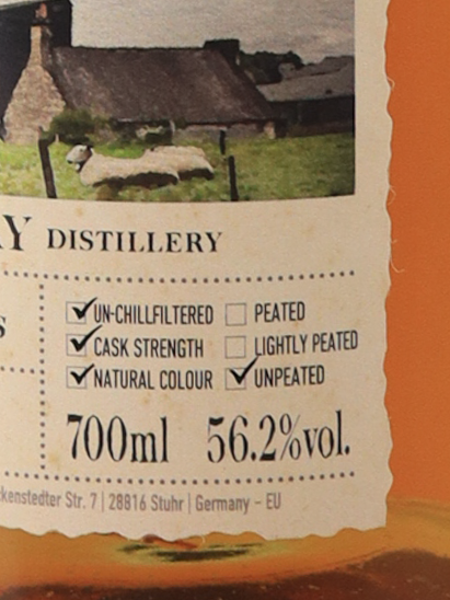 Best drum Glen Moray 17 years 2007 56.2%